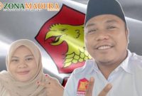 Foto. Politisi Muda Gerindra Asal Dapil V Sumenep, Wawan S,E Bersama Istrinya Nur Hayati saat perjalanan pengambilan Formulir BACALEG, Rabu 3 Mei 2023 (Sumber Foto, zonamaduranews.com) 