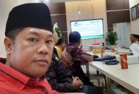 Foto. Selfi Bayjuri saat menghadiri Rapat Tahun Lalu yang di Crop menjadi Flayer Bacaleg Dapil VI