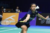 Gregoria Mariska tampil di semifinal Malaysia Masters 2023. (Arsip PBSI) 