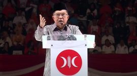 Wakil Presiden RI ke-10 dan 12 Jusuf Kalla menyinggung pentingnya keadilan dan kesejahteraan di Indonesia. (Foto: Tangkapan layar youtube PKSTV)