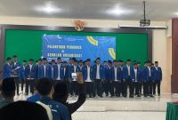 Foto. Suasana Prosesi Pelantikan PK PMII STKIP PGRI Sumenep