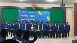 Foto. Suasana Prosesi Pelantikan PK PMII STKIP PGRI Sumenep