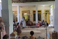 Foto. Ruang Rawat Inap Puskesmas Legung Di Padati Pasien, Sabtu 21 Januari 2023