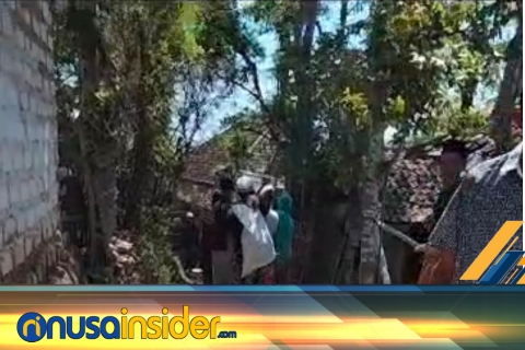 Foto. SS Video Viral di grup whatsapp perihal fenomena alam di desa moncek tengah, sumenep