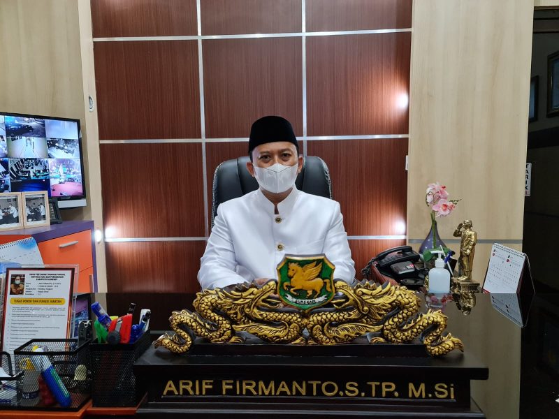 Foto. Arif firmanto, S.TP., M.Si (Kepala Dinas Ketahanan Pangan Dan Pertanian) kabupaten Sumenep