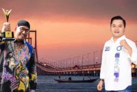 Foto. DPR RI F-PAN Dapil XI Madura, Slamet Ariyadi, S.Ps.i (Kanan), Bupati Sumenep, Ra Achmad Fauzi Wongsoyudo (Kiri). 