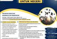Foto. Brosur Beasiswa Pendidikan Kangean Energy Indonesia Ltd. 