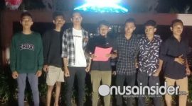 Foto. Pernyataan Sikap Garda Raya Perihal Janji Bupati di Gedung Pemkab Sumenep, Selasa 19 Desember 2023.