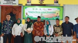 Foto Bersama Pertani HKTI jatim pada kegiatangiat 'Gerakan Segelas Beras (Gernas) untuk Disabilitas’ 