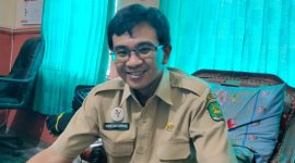 Foto. Kabid Pemberdayaan Koperasi dan Usaha Mikro Diskoeprindag Sumenep Noer Lisal Anbiya. 