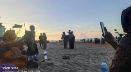 Foto. Event Sumenep 2024 di Lokasi Wisata Pantai Lombang. 