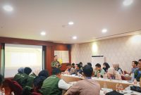 Foto : Para peserta saat mengikuti materi bimbingan oleh Mukhlis, Tenaga Ahli Program Penguatan Pemerintahan dan Pembangunan Desa (P3PD) di Kelas J Red Top Jakarta.