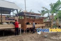 Foto. Program Pembinaan Beternak Kambing Rumah Tahanan Negara (Rutan) kabupaten Sumenep, Madura Jawa Timur. 