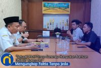 Foto. Audensi Aktivis Aliansi Pemuda Reformasi Melawan (ALARM) Ke Dinas Sosial Pemberdayaan Perempuan dan Perlindungan Anak (Dinsos P3A) kabupaten Sumenep