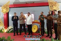 Foto. Bupati Sumenep Dr. H Achmad Fauzi Wongsojudi, SH.,MH saat melaunching Pagelaran Of Event Sumenep 2025 di Pendopo Agung keraton Sumenep, Selasa 24/9/2024.