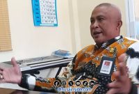 Foto. Mohammad Iksan, S, Pd.,MT saat ditemui wartawan media ini diruang Kerjanya, Senin 7 Oktober 2024.