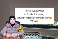 Foto. AKP Widiarti, SH. Humas Polres Sumenep dan Screenshot (SS) Postingan Akun Dj Almira Berto_real.
