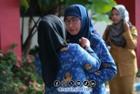 Foto. Lepas Jabatan, Wakil Bupati Sumenep, Ny Hj Dewi Khalifah, SH.,MH