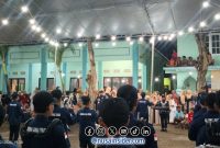 Foto. Perform Marching Band Gemma Bunga Teratai.