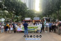 Foto. Pemberangkatan Mudik Gratis Bupati Sumenep