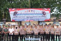 Foto. Apel Pengamanan Malam Idul Fitri 1446H Polres Sumenep