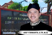 Foto. Dr. Ir Arif Firmanto, S.TP., M.Si.IPU Plt Kepala BKPSDM Kabupaten sumenep. 