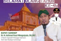 Foto. Ucapan Selamat Ulang Tahun Kepada Bupati Sumenep dari Ormas, Media dan Asosiasi Perusahaan Media dan Wartawan. 