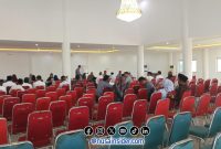 Foto. Pemanggilan kepala desa dan Pendamping terkait kasus BSPS di gedung Islamic Center Batuan