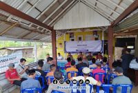 Foto. Sosialisasi survei seismik 3D zona perairan dangkal West Kangean di Desa Kalisangka, Kecamatan Kepulauan Kangean, Sumenep, Jawa Timur (PT KEI). 