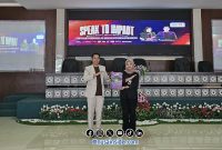 Foto. Kegiatan Speak To Impact HAMD dan BEM FKIP UNISMA Malang. 