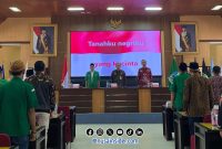 Foto. GP Ansor Jawa Timur bidang Politik dan Pemerintahan menggelar rapat koordinasi strategis bersama Badan Kesatuan Bangsa dan Politik (Bakesbangpol) Provinsi Jawa Timur