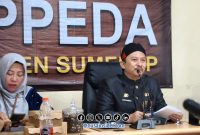 Foto. Dr Ir Arif Firmanto, S.TP., M. Si., IPU, Kepala Badan Perencanaan Pembangunan Daerah - Bappeda Kabupaten Sumenep (Kanan) 