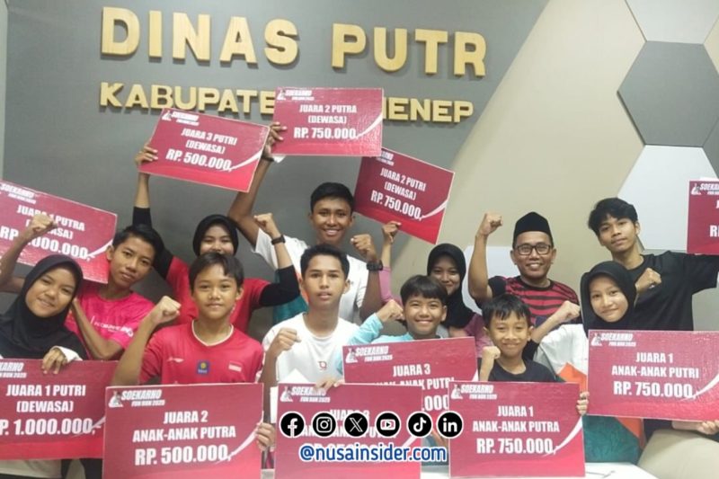 Foto. Penerima Hadiah Soekarno Fun Run Sumenep 2025.