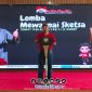 Foto. Kepala Dinas Kebudayaan, Pemuda Olahraga dan Pariwisata (Disbudporapar) kabupaten Sumenep, Mohammad Iksan S.Pd., MT saat membuka Kegiatan Lomba Mewarnai Sketsa Bung Karno. 