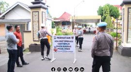 Foto. Cek kedisiplinan Personel Polres Sumenep