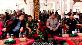 Foto. Kehadiran Aparat penegak Hukum (APH) dalam Acara FGD Perusahaan Rokok di Pendopo agung keraton Sumenep ditengah Absennya Bupati Sumenep