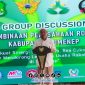 Foto. Penasehat Paguyuban Rokok Sumenep, H Mukmin disela-sela Sambutannya. 