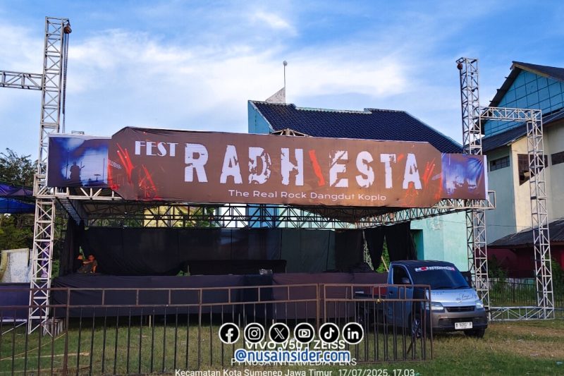 Foto. Panggung Utama Fest Radhiesta Sumenep