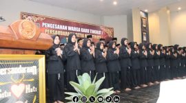 Foto. Pengesahan 127 Warga Baru Persaudaraan Setia Hati Terate (PSHT) Sumenep. 