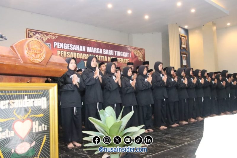 Foto. Pengesahan 127 Warga Baru Persaudaraan Setia Hati Terate (PSHT) Sumenep. 