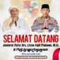 Foto. Flayer selamat Datang kepada Jenderal Polisi Listyo Sigit Prabowo yang dijadwalkan akan mengunjungi kabupaten Pamekasan. 