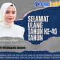 Foto. Flayer Ucapan Selamat Ulang Tahun ke-40 Nia Kurnia Fauzi. 