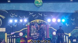 Foto. Sambutan Ketua FKPPI Sumenep dalam momentum Festival Cipta Lagu 2025.