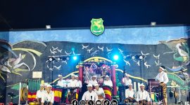 Foto. Salahsatu Peserta dari Putra Djenengan kabupaten Sumenep sebagai Juara Umum pada Festival Cipta Lagu 2024 lalu. 