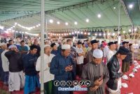 Foto. Rokat Desa Pemdes Kebonagung kabupaten Sumenep bersama warga sekitar