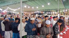 Foto. Rokat Desa Pemdes Kebonagung kabupaten Sumenep bersama warga sekitar