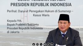 Foto. Surat Terbuka Kepada Bapak Presiden Republik Indonesia, Prabowo Subianto. 