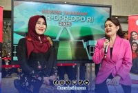 Foto. Dr Lia Istifhama sapaan akrab Neng Lia saat mengikuti Sidang Tahunan DPD & MPR RI di Jakarta