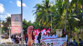 Foto. Momentum Kirab Budaya Lembaga Pendidikan Lughatul Islamiyah Desa Legung Timur kecamatan Batang-batang Sumenep