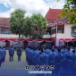 Foto. Upacara HUT RI ke-80 dihalaman Pemkab Sumenep